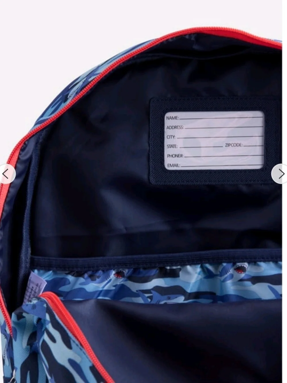 Kids Shark Backpack and Lunch Bag Set - Blue